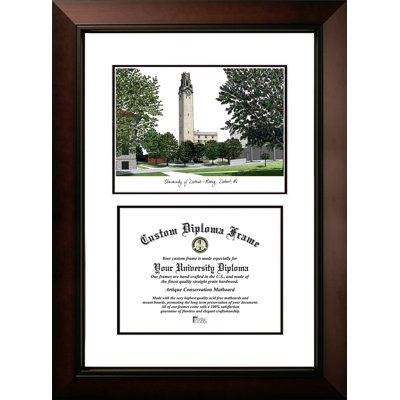 NCAA Detroit University, Mercy Legacy Scholar Diploma Picture Frame