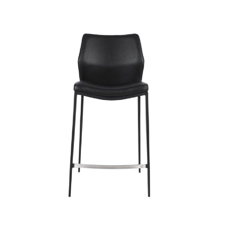 Tabouret Curve, Noir