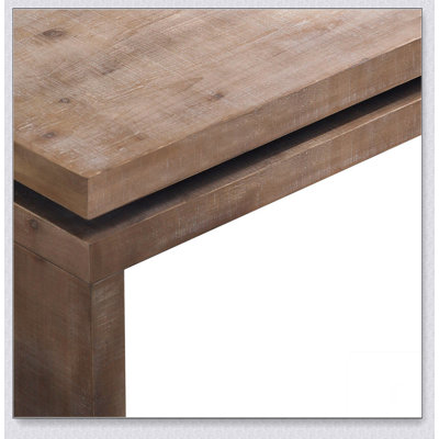 Modern Rustic Wood Coffee Table – Rectangular Living Room Center Table with Floating Top Design 47.6" L * 23.6" W * 16.3" H 