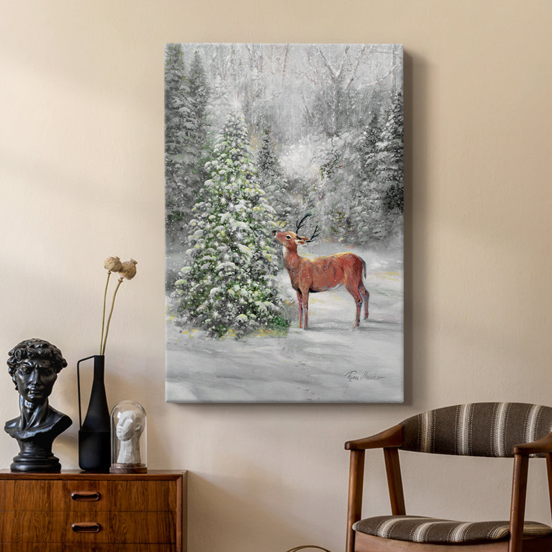 Hiver hivernal - galerie Cavas sur mesure, H 18 po x l 12 po