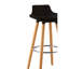 Kai Upholstered Counter Stool with Solid Wood Frame-43443402
