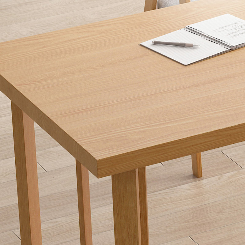 Table de salle à manger Burlywood, H 29,53 po x L 70,87 po x l 31,5 po