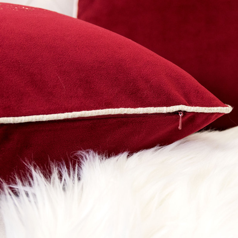 Velvet Throw Pillow
