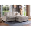 Canapé modulaire modulaire, canapé modulaire surdimensionné 4 places avec 2 repose-pieds et 2 coussins