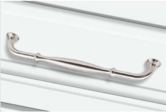 Tiffany Bar Pull, Satin Nickel, 6 5/16"