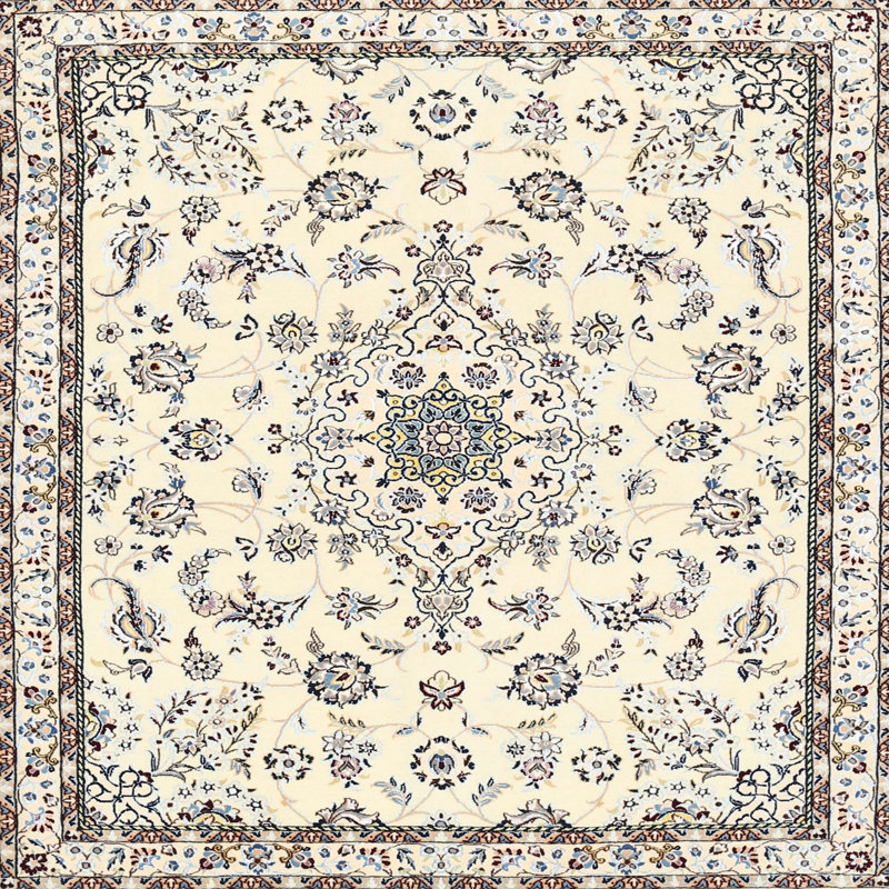 Raoul Wool Oriental Indoor Rug, Round 5'