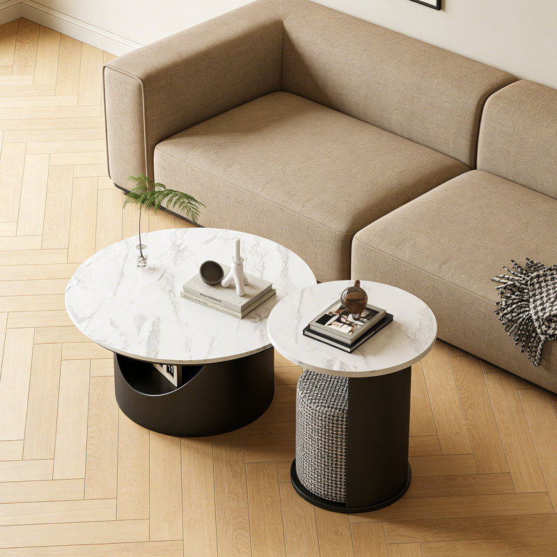 Caulkins, H 15,74 po x L 27,55 po x l 27,55 po, Noir