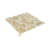  Mingles 11.6 in. x 11.6 in. Glossy Yellow Gold and White Glass Mosaic Wall and Floor Tile (18.69 sq. ft./case) (20-pack) 