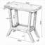 23.62" Solid Wood End Table, Small 2-tier Side Table with Storage for Living Room