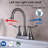 Modern Bathroom Sink Faucet with 2 Handles-120218798