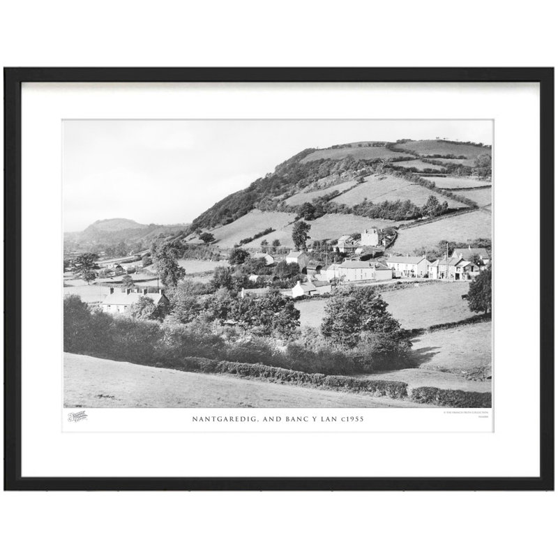 Nantgaredig, And Banc Y Lan C1955 by Francis Frith - Single Picture Frame Print, 28cm H x 36cm W x 2.3cm D