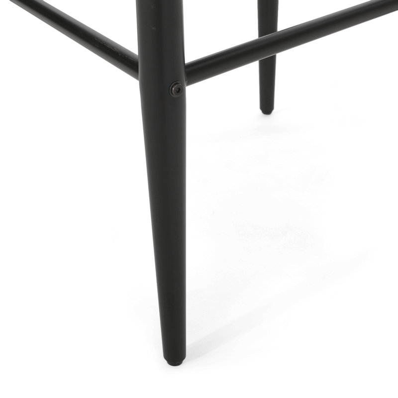 Ensemble de 2 chaises de salle à manger avec tabouret de bar, Gris