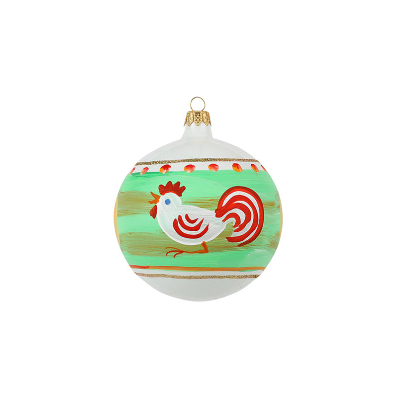Campagna 4'' Handmade Glass Ornament