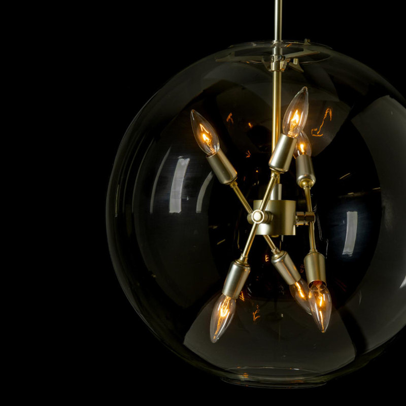 Sfera 6 - Light Pendant, Modern Brass