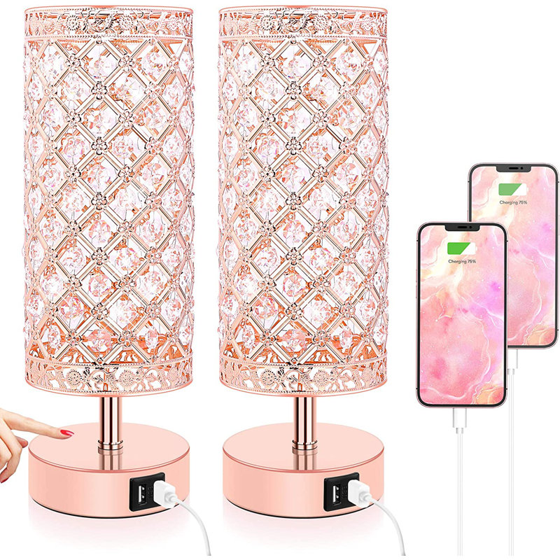 Gelena Metal USB Table Lamp