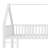 Metal Twin Over Twin Size House Bunk Bed With Fence And Door,Bunk House Bed For Boys Girls Teens-1425907117