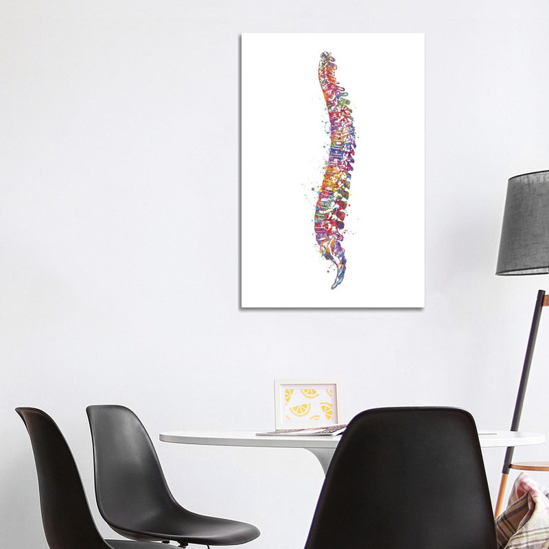 Spinal Cord I - Wrapped Canvas Print, 101.6 cm H x 66.04 cm W x 1.91 cm D