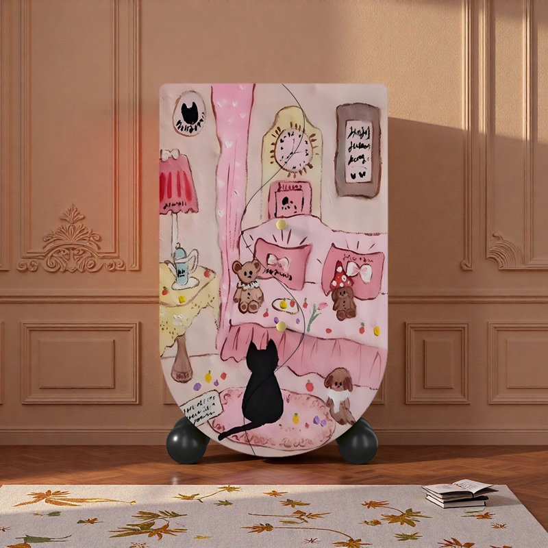 Armoire de rangement murale Pink Niche Art