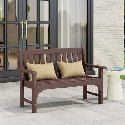 51" HDPE All Weather Garden Bench by Red Barrel Studio