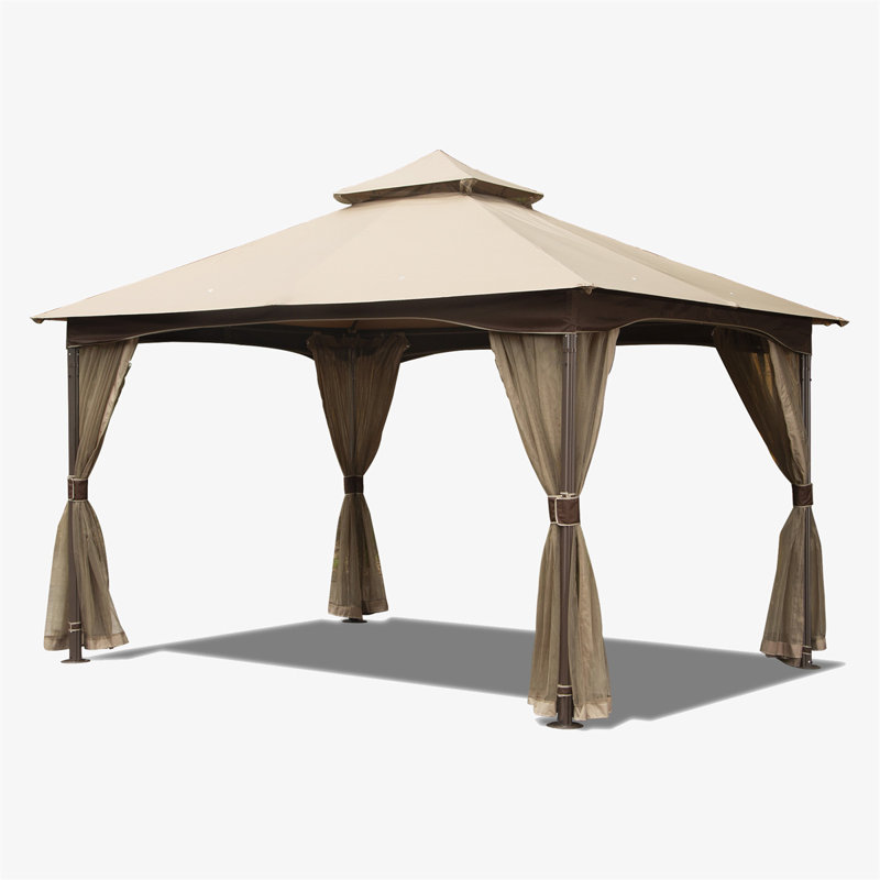 10 Ft. W x 10 Ft. D Steel Patio Gazebo