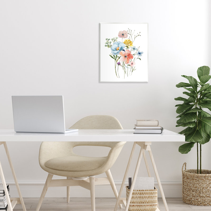 Plaque murale Spring Meadow Wild Flowers, design par Livi Finn