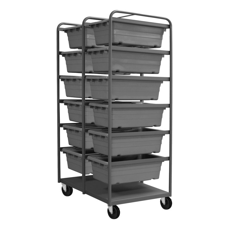 Étagère de rangement quesinberry, H 64 po x l 17,25 po x P 0,25 po, Noir