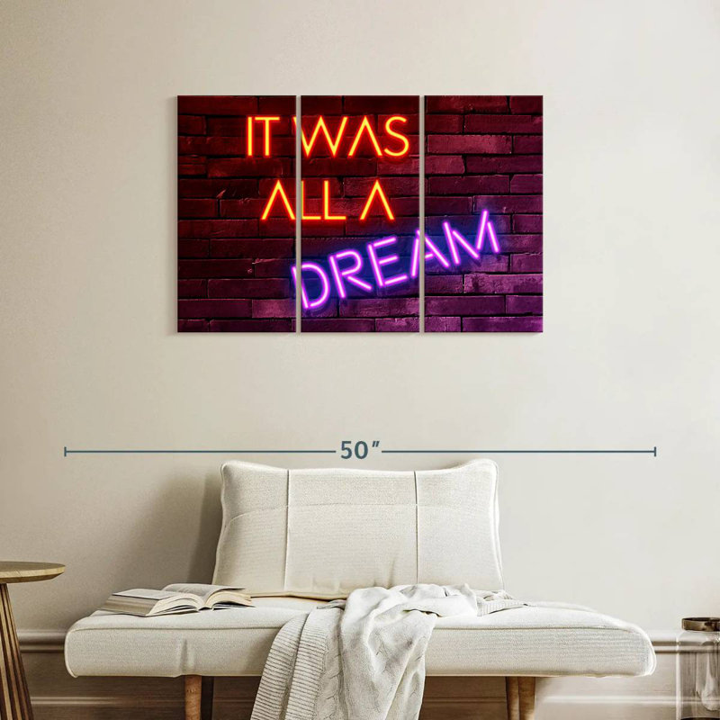 Tergel It Was Always A Dream, H 24 po x l 38 po