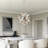 8 - Light Dimmable Sphere Chandelier-1276991054