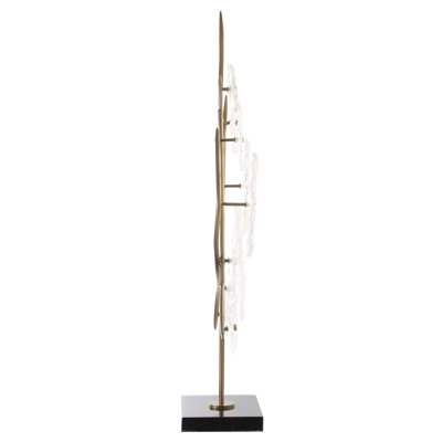 Uttermost Glass Garden Table Sculpture
