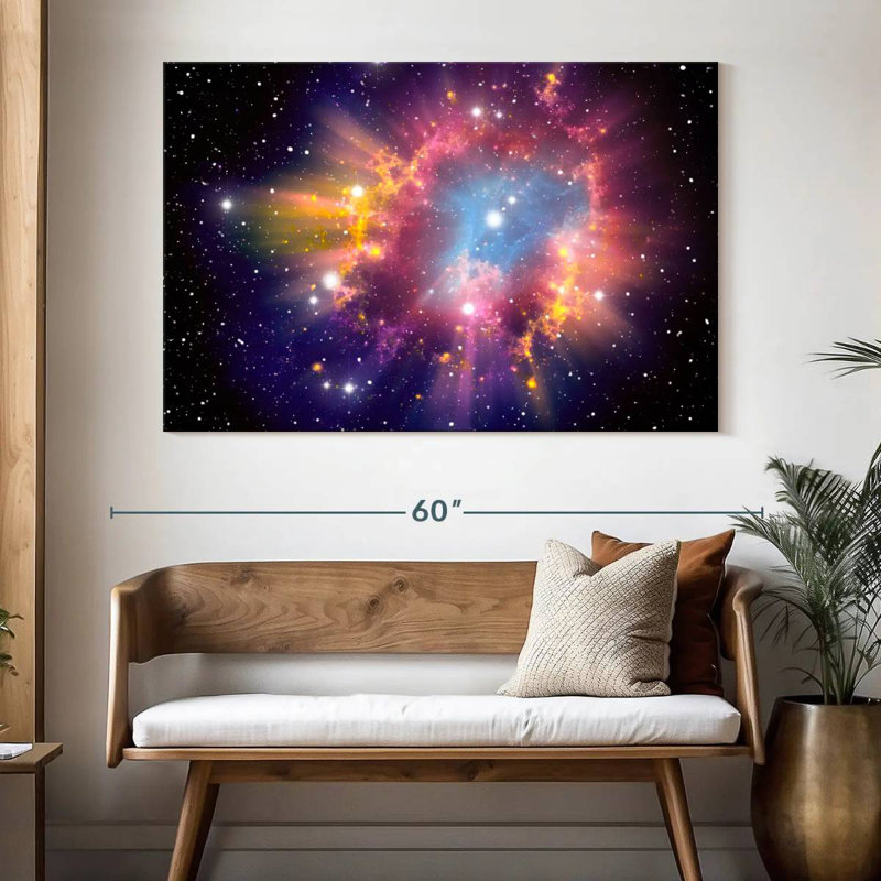 Oberle Stellar Supernova Explosion, 34" H x 51" W