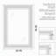 Miroir décoratif en rotin, miroir rectangulaire encadré de bois, miroir mural en verre trempé haute définition pour salle de bain, entrée ou salon de style campagnard-1468573793-1468573794