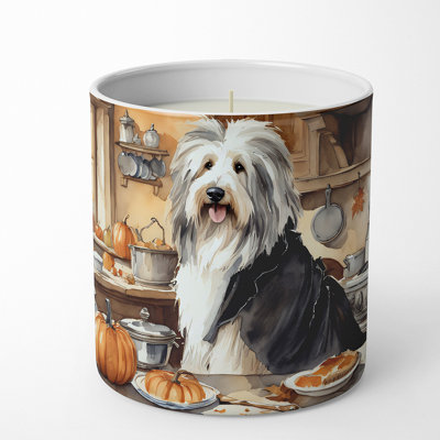 Caroline's Treasures Pumpkin Pie Scented Tumbler Candle With Ceramic Holder In Multi Color;multi Color
