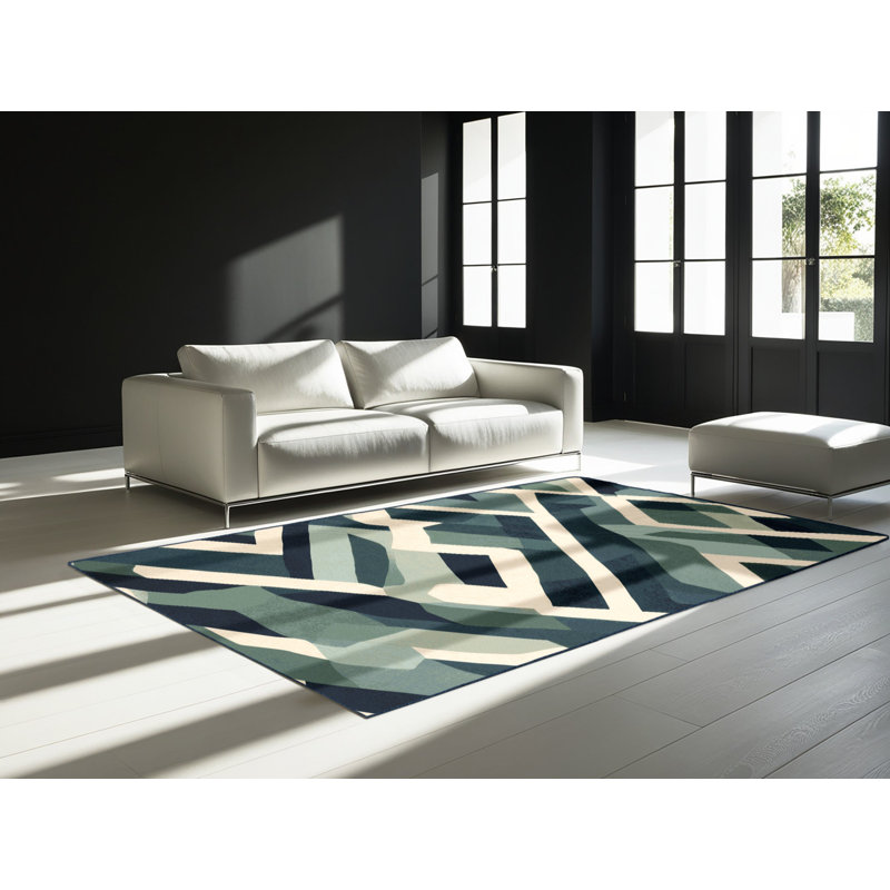 Tapis Tranquil Glow, Rectangle de 5 pi x 8 pi