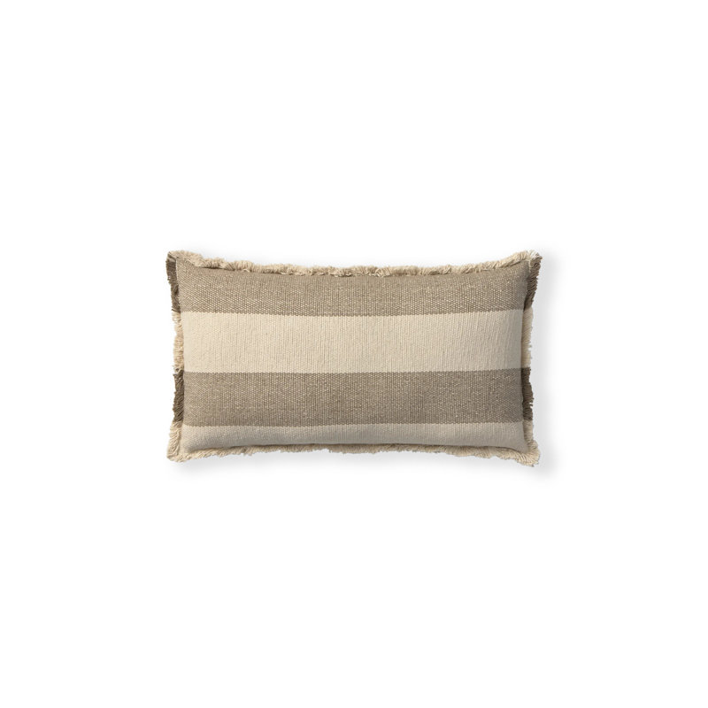 Lignes de coussin rectangulaires brunes
