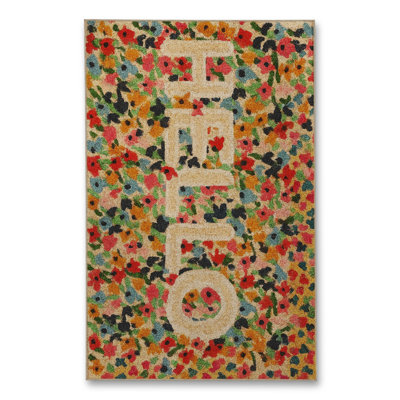 Anthonyson Cotton Washable Abstract Indoor / Outdoor Rug