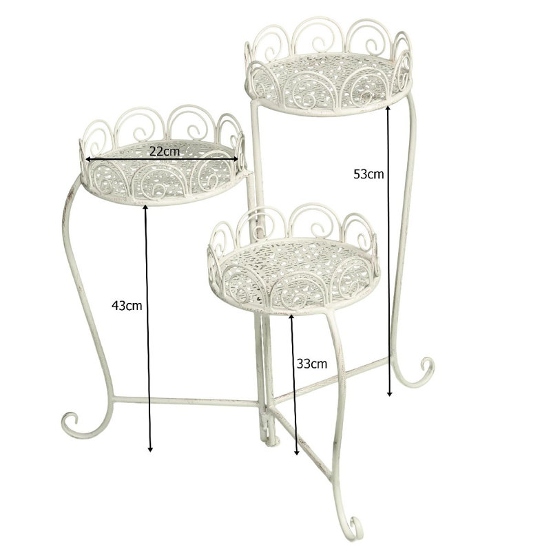 Scotland Metal Weather Resistant Plant Stand
