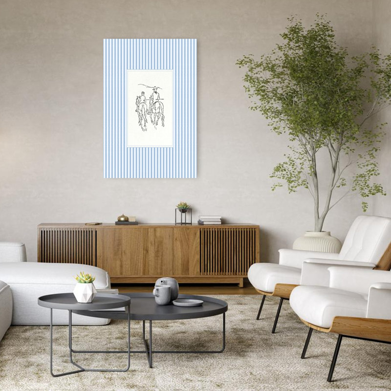Cheval occidental, cheval contemporain abstrait, impression d'art mural nature, H 48 po x l 32 po