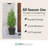 2 Pack Indoor Outdoor Self Watering Planters, Sonata, Black-1358229957