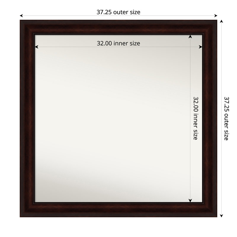 Miroir mural Nathian, 37,25 po x 37,25 po