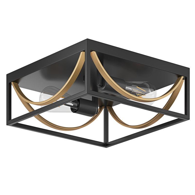 Plafonnier encastré à intensité variable 2 lumières Ved Farmhouse