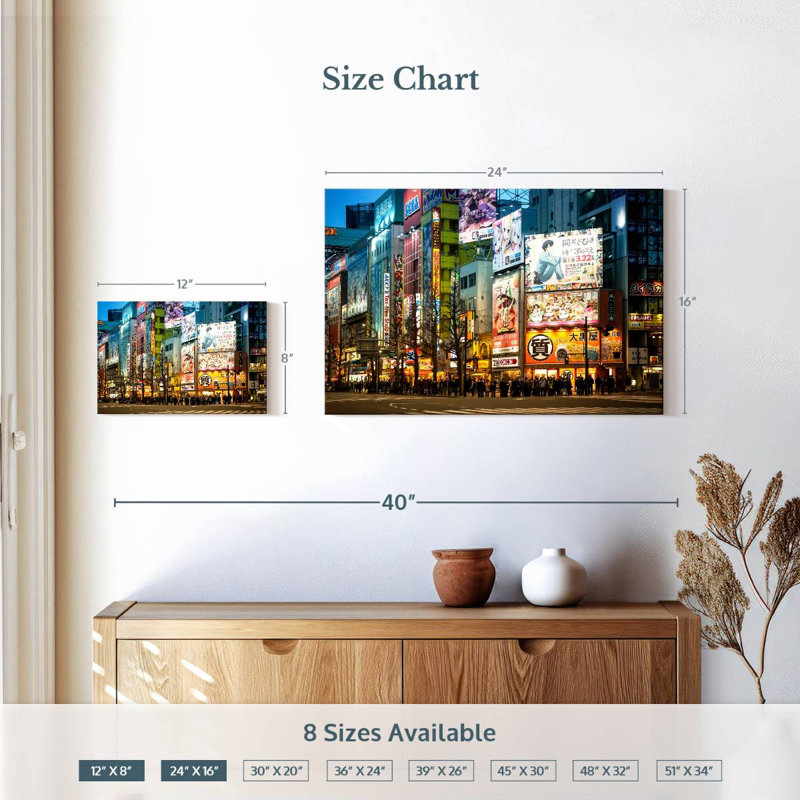 Sirci Shibuya Crossing, H 16 po x l 24 po