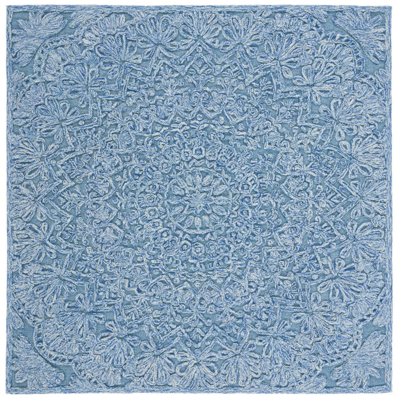 Scottsville Hand Tufted Performance Geometric Rug, Square 6'