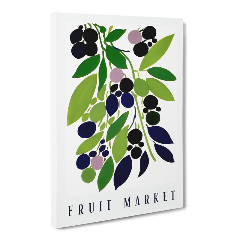 XMKTMKT-471 Olives Fruit Market Exhibition Vol.1 - Wrapped Canvas Print, 50cm H x 35cm W x 3cm D