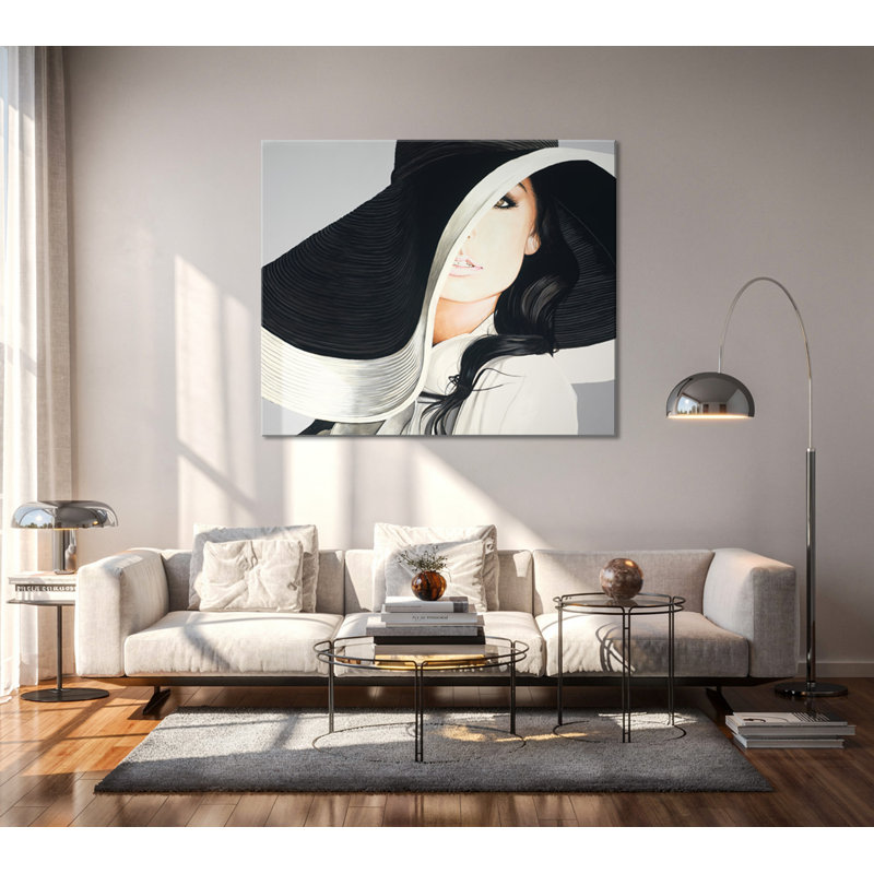 «Sasha Fierce» par Jeff Schaub - peinture sur toile tendue