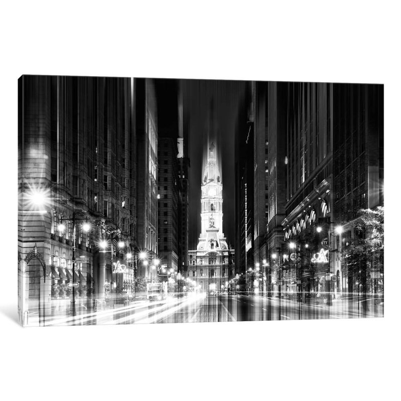 City Hall - Philadelphia by Philippe Hugonnard - No Frame Print on Canvas, 101.6 cm H x 66.04 cm W x 3.175 cm D