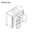 36 Inch White Bath Vanity