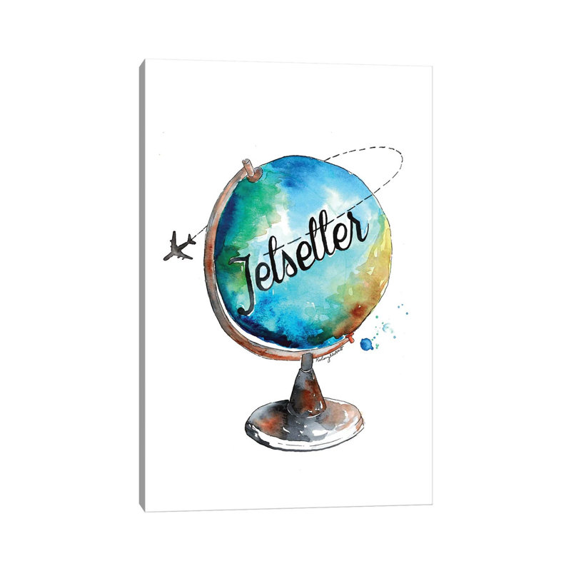 Jetsetter by Kelsey McNatt - Wrapped Canvas Gallery-Wrapped Canvas Giclée, Wrapped Canvas, 12" H x 8" W
