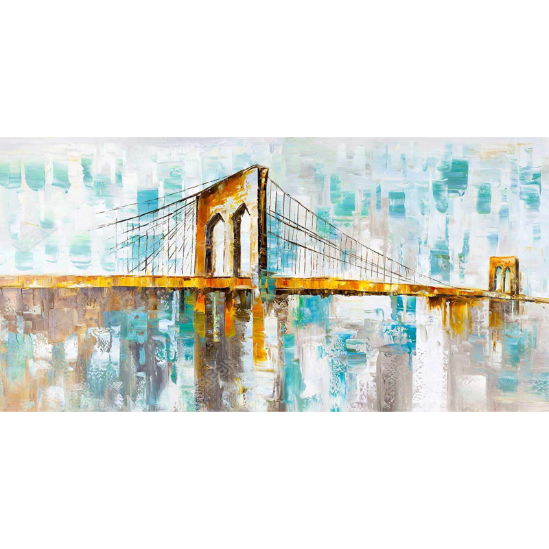 Brooklyn bridge - 15.75"x31.50" Desk mat