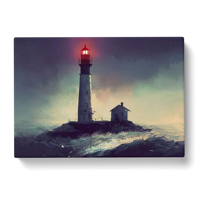 Victorious Lighthouse - Wrapped Canvas, 35cm H x 50cm W x 3cm D
