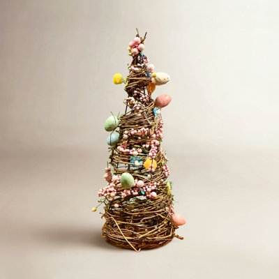 Easter Egg Twig Tabletop Tree